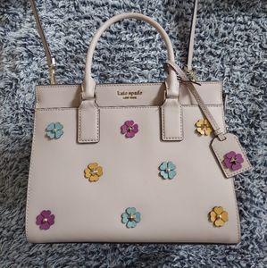 Kate Spade "Cameron Spade Flower Applique" tote